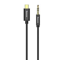 BASEUS Yiven audio kabel USB-C / 3.5mm jack 1.2m, černý