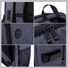 Puluz Camera Bag batoh na fotoaparát a příslušenství, šedý