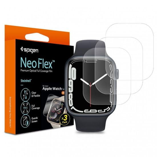 Spigen Neo Flex HD 3x ochranná fólie na Apple Watch 7 (45mm)