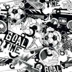 Muralo Tapeta pro mladé fotbal GRAFFITI hudba