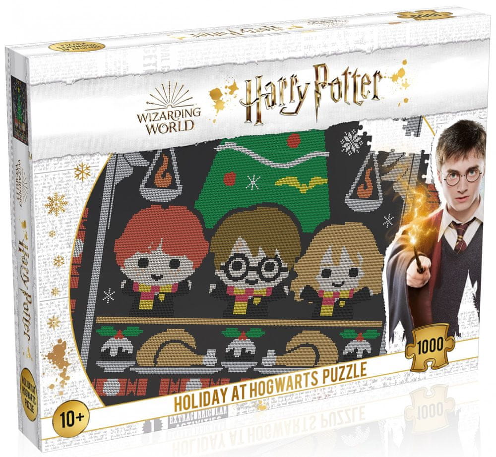 Winning Moves Puzzle Harry Potter: Vánoce v Bradavicích 1000 dílků