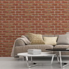 Muralo Tapeta do obývacího pokoje cihlová zeď CIHLY Efekt 3D