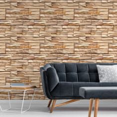 Muralo Tapeta do obývacího pokoje KÁMEN břidlice 3D Efekt Dekorace