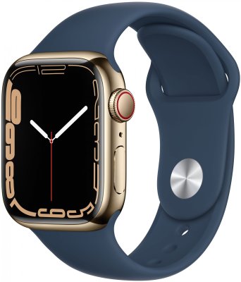 Chytré hodinky Apple Watch Series 6, Retina displej stále zapnutý EKG monitorování tepu srdeční činnosti hudební přehrávač volání notifikace NFC platby Apple Pay hluk App Store Senzor pro snímání okysličení krve měření fyzické kondice VO2 max eSIM komunikace bez přítomnosti iPhone