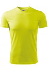 Malfini Sportovní tričko pro děti, neonová žlutá, 146cm / 10let