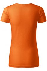 Malfini Dámské triko, strukturovaná organická bavlna, oranžová, S