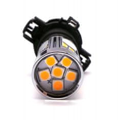 motoLEDy LED žárovka PY24W 12V CANBUS silná oranžová 1400lm