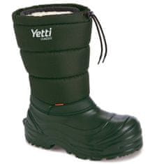 Demar  - Pánská zimní stahovací obuv YETTI CLASSIC 3870 A zelená, velikost 41
