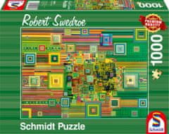 Schmidt Puzzle Zelený flashdisk 1000 dílků
