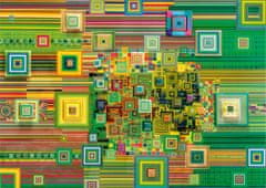 Schmidt Puzzle Zelený flashdisk 1000 dílků