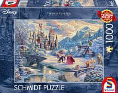 Schmidt Puzzle Kráska a zvíře: Zimní kouzlo 1000 dílků