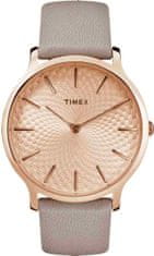 Timex Metropolitan TW2R49500, s koženým řemínkem