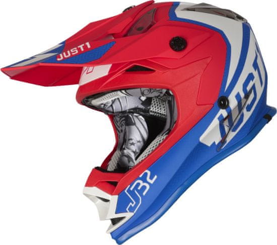 JUST 1 HELMETS Dětská helma JUST1 J32 VERTIGO modro/bílo/červená