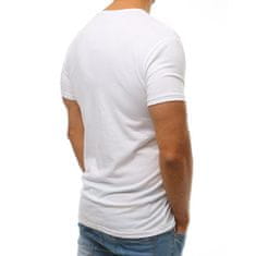 Dstreet Pánské tričko ELEGANT bílé rx2571 XL