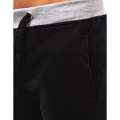 Dstreet Pánské kalhoty tepláky černé ux2213 XL