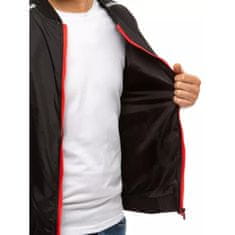 Dstreet Pánská jarní bunda na zip černá SLEEVE tx3682 M