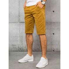Dstreet Pánské jeansové kraťasy zlaté sx1438 s36