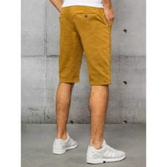 Dstreet Pánské jeansové kraťasy zlaté sx1438 s35