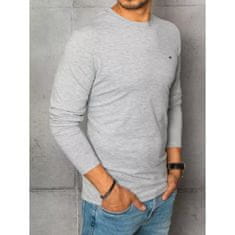 Dstreet Pánská tričko s dlouhým rukávem šedé lx0539 M