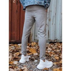 Dstreet Pánské stylové elegantní kalhoty POLA šedá ux3433 XXL
