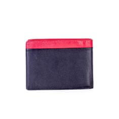 Buffalo Wild Černá/červená kožená pánská peněženka CE-PR-MR02-SNN.78_283001 Univerzální