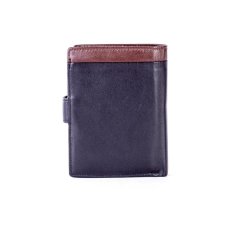 Buffalo Wild Černá kožená peněženka s hnědou vložkou CE-PR-MR03L-SNN.94_283003 Univerzální
