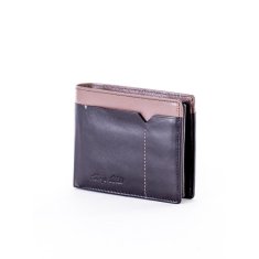 Buffalo Wild Černá kožená pánská peněženka s béžovou vložkou CE-PR-324-FS.72_282987 Univerzální