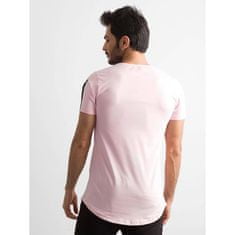 Factoryprice Růžové pánské tričko s potiskem RT-TS-1-11193T.29_310863 M