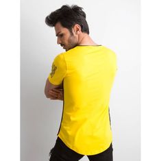 Factoryprice Pánské žluté tričko s potiskem RT-TS-1-11152T.22_310853 M