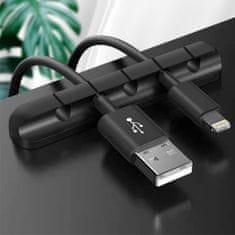 MOSH Silikonový organizér a držák na 5 USB kabelů Armosh RMSH-ORG-M