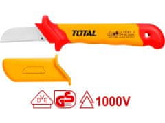 Total Elektrikářský nůž na kabely, 50x180mm, industrial