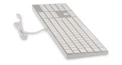LMP USB-C klávesnice pro Mac s numerickým blokem CZ, hliníková, stříbrná