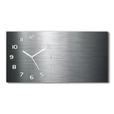 Wallmuralia Skleněné hodiny na stěnu tiché Komové pozadí bílé 60x30 cm