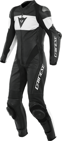 Dainese Dámská moto kombinéza IMATRA černo/bílá perforovaná