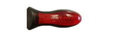 F. Dick Rukojeť na rašpli z umělé hmoty 2K červená červená, 10 cm