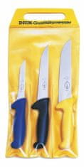 F. Dick Ergogrip Sada 3 nožů ve třech barvách, 13 cm, 15 cm a 21 cm