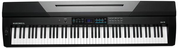digitální piano kurzweil  KA70 krásný vzhled nastavitelná dynamika úhozu usb midi vestavěné reproduktory nastavitelná dynamika úhozu lcd displej