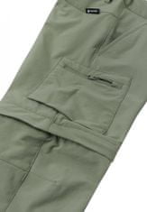 Reima dívčí kalhoty s odepínacími nohavicemi Tuplat 532271-8920 zelená 122