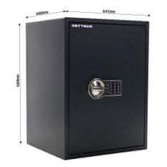 Rottner PowerSafe 600 IT EL nábytkový elektronický trezor černý