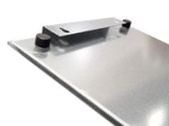 Zeller MEMO skleněná tabule na poznámky, černá + 3 magnety a 4 háčky, 40x20 cm