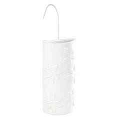 Wenko Zvlhčovač vzduchu na radiátor, keramický, bílý s květinovým motivem