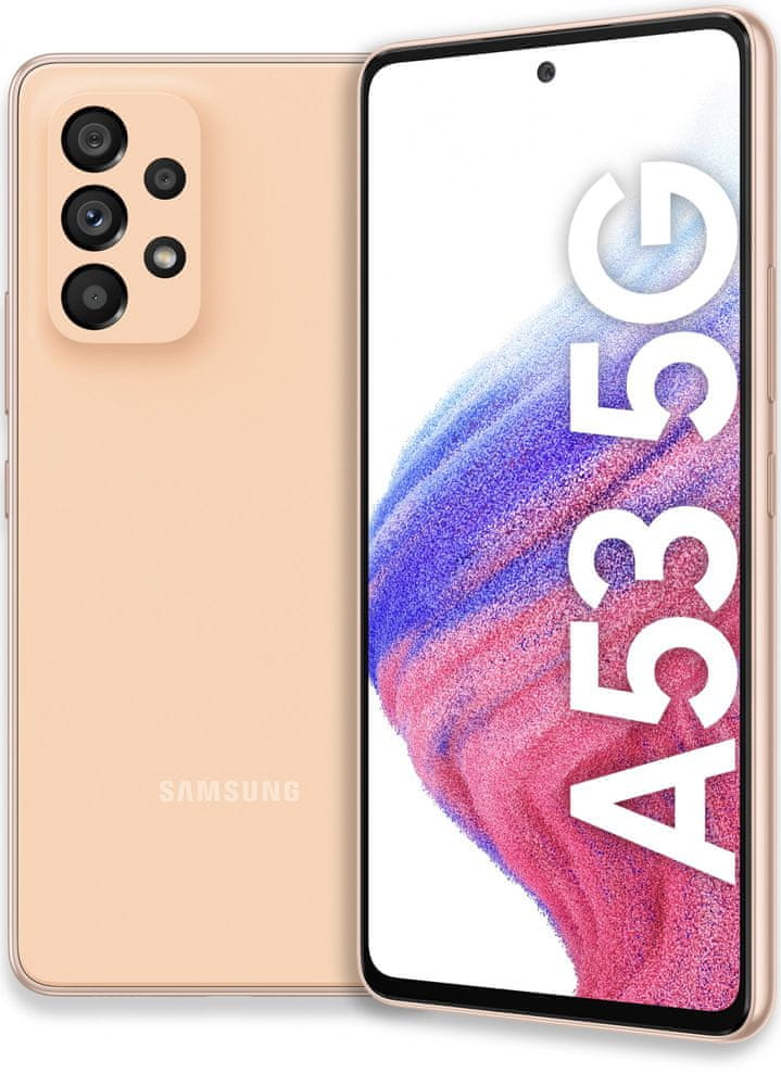Samsung Galaxy A53 5G, 6GB/128GB, Orange - zánovní