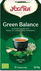 Yogi Tea Bio Zelená rovnováha 17 x 1,8 g