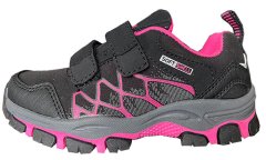 Alpinex dívčí softshellová outdoorová obuv A222001B černá 28