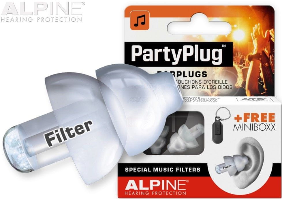 ALPINE Hearing PartyPlug, čirá