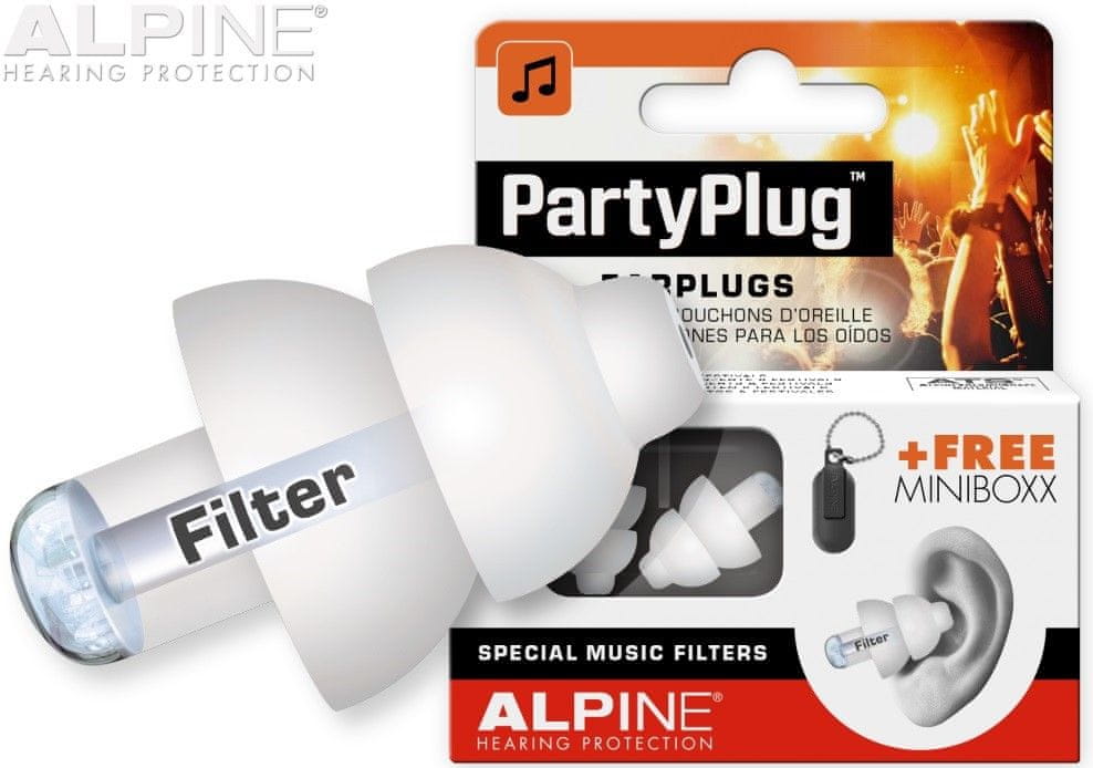 Levně ALPINE Hearing PartyPlug, bílá