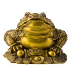 Feng shui Harmony XXL Mosazná třínohá žába