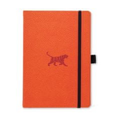 Dingbats* Zápisník A5+ Wildlife Orange Tiger, tečkovaný