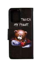 TopQ Pouzdro Realme 8i knížkové Don´t Touch méďa 69979