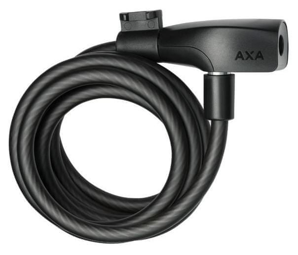 Levně AXA Zámek na kolo AXA Cable Resolute 8-180 černá mat